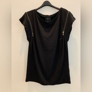 Japanese Brand Business Casual Black T-shirt